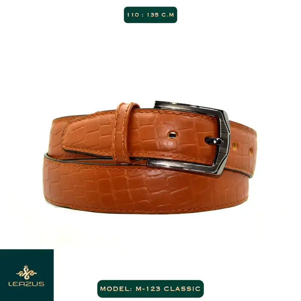Leazus - Leather classic belt - M-123