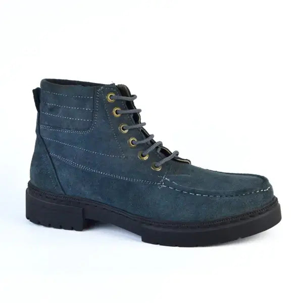 Leazus - Suede Bold Halfboot - S-8000 Gray
