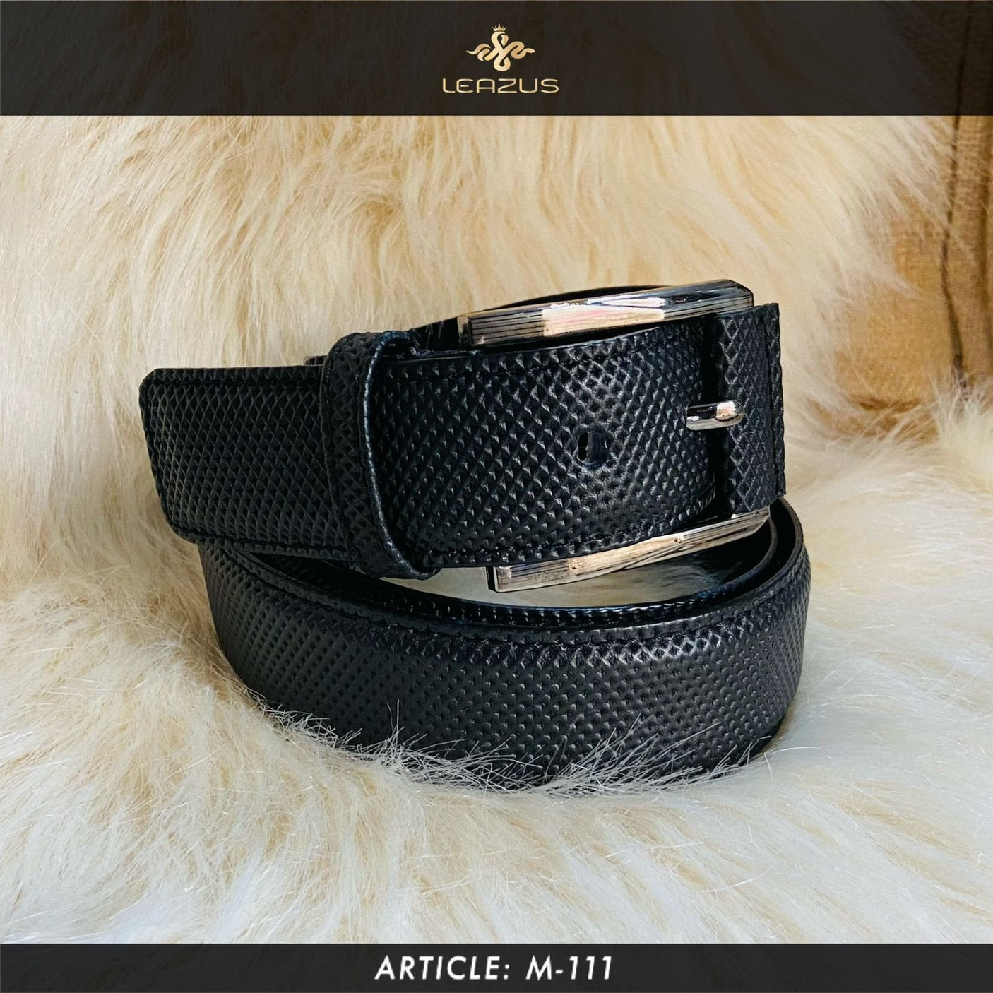 Leazus - Leather Smart belt - M-111