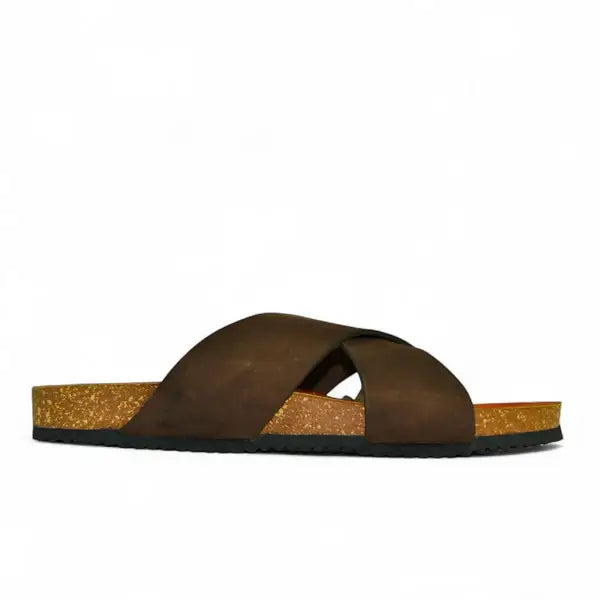 Leazus - Leather SnapX Sandal - Brown