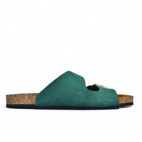 Leazus - Leather SnapDue Sandal - Green