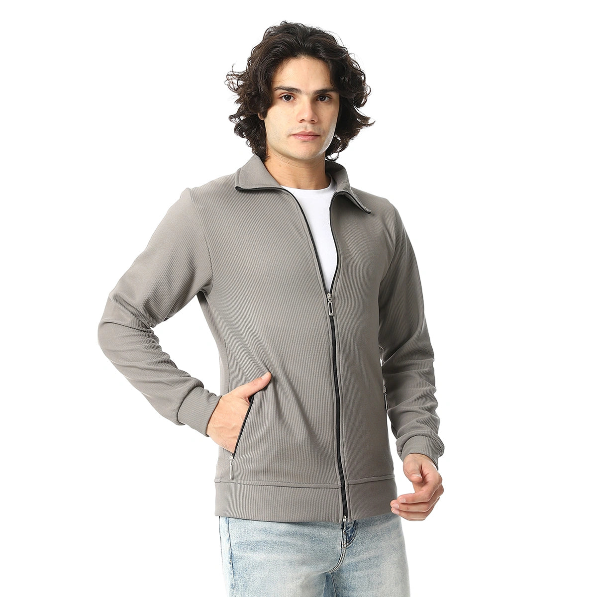 ريد سيركل - سويت شيرت كاجوال بسحاب للرجال