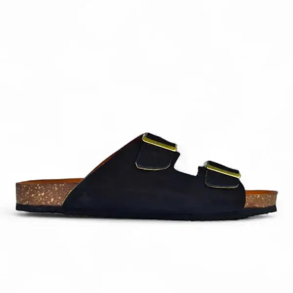 Leazus - Leather SnapDue Sandal - Black