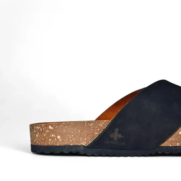 Leazus - Leather SnapX Sandal - Black