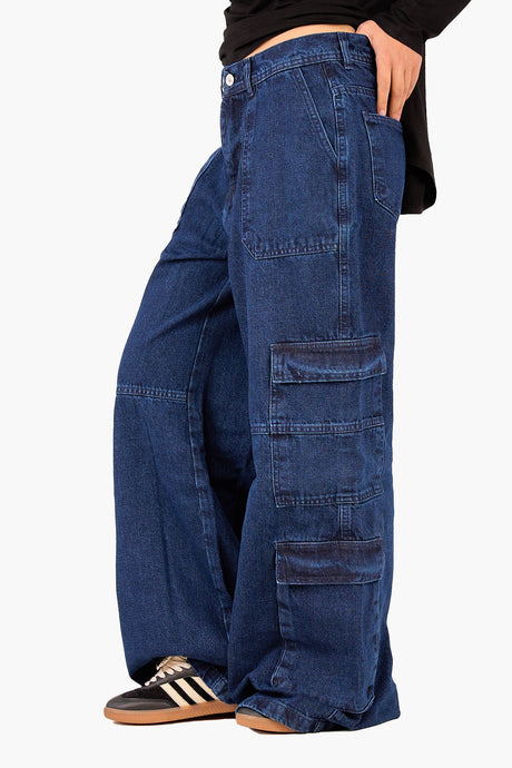 Clue - Cargo Jeans with Pockets