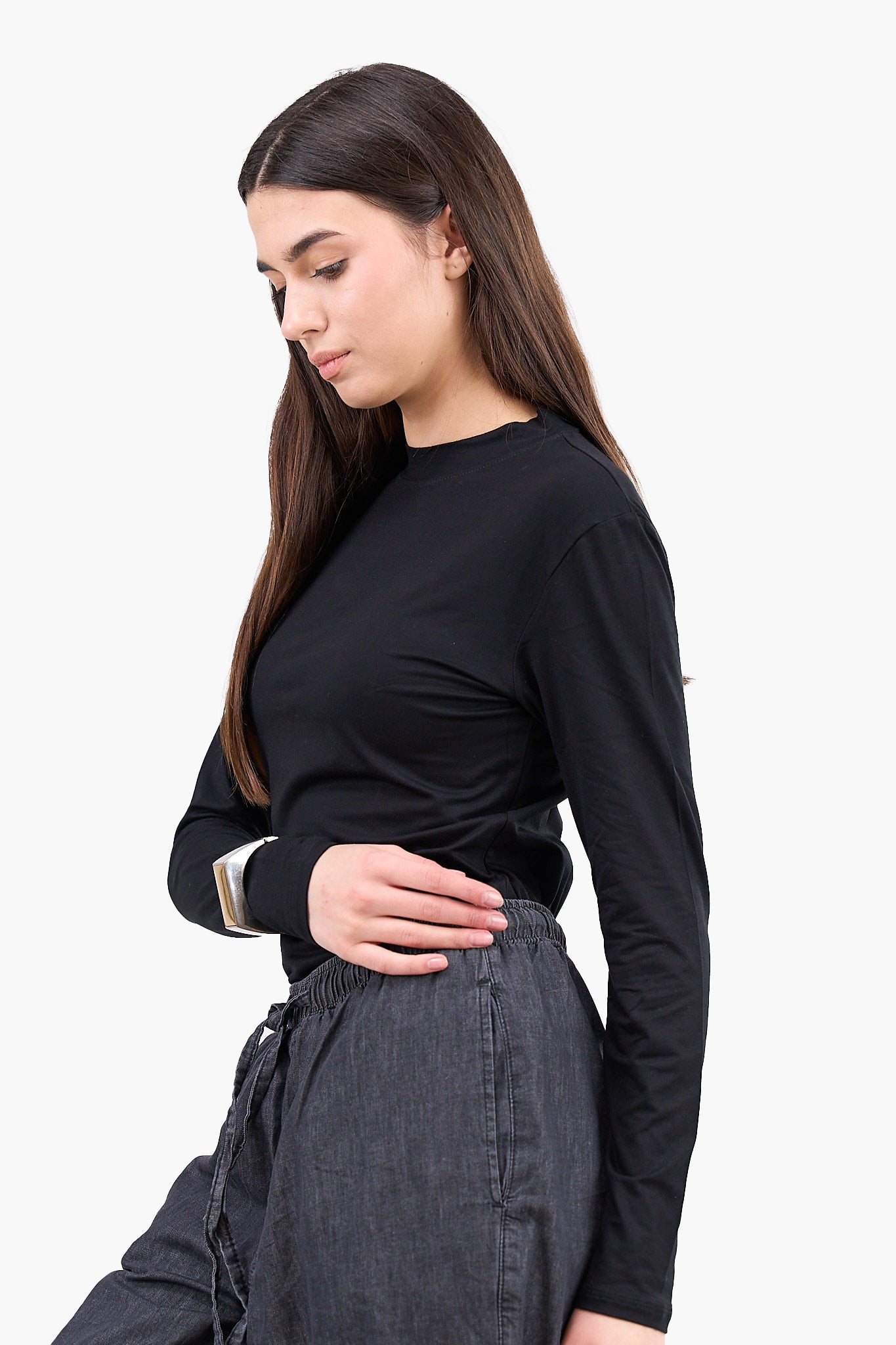 Clue - High Neck Basic Top