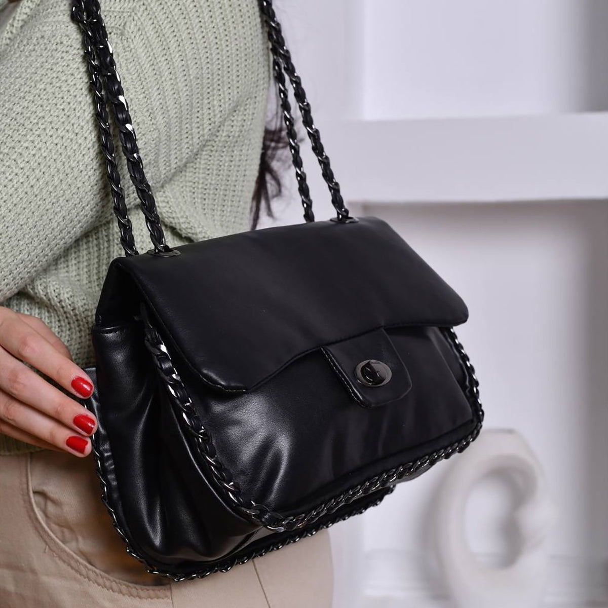 Booria - Women Hand Bag with Cross Hand