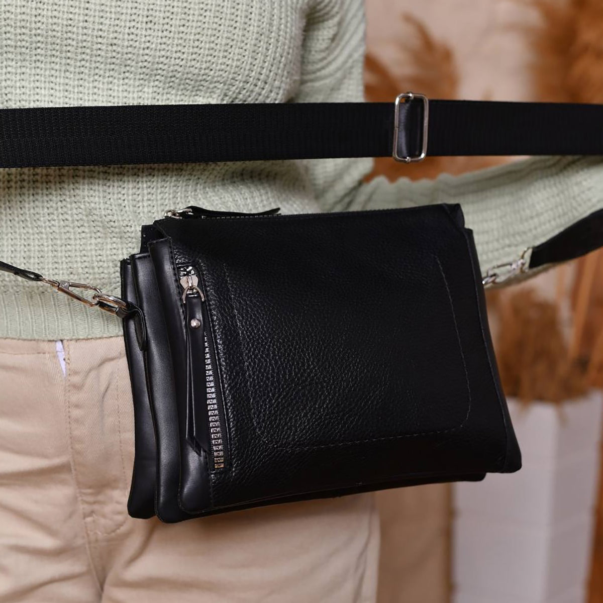 Booria - Women Hand Bag with Cross Hand