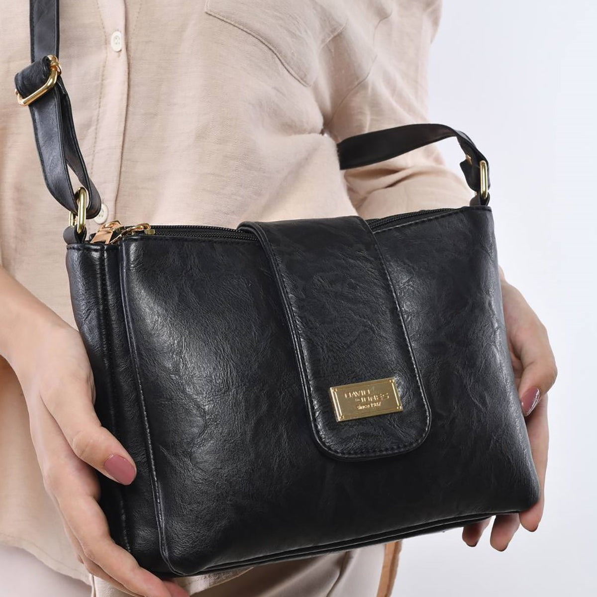 Booria - Women Hand Bag with Cross Hand