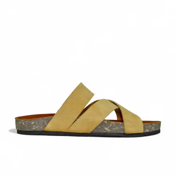 Leazus - Leather SnapXtra Sandal - Beige