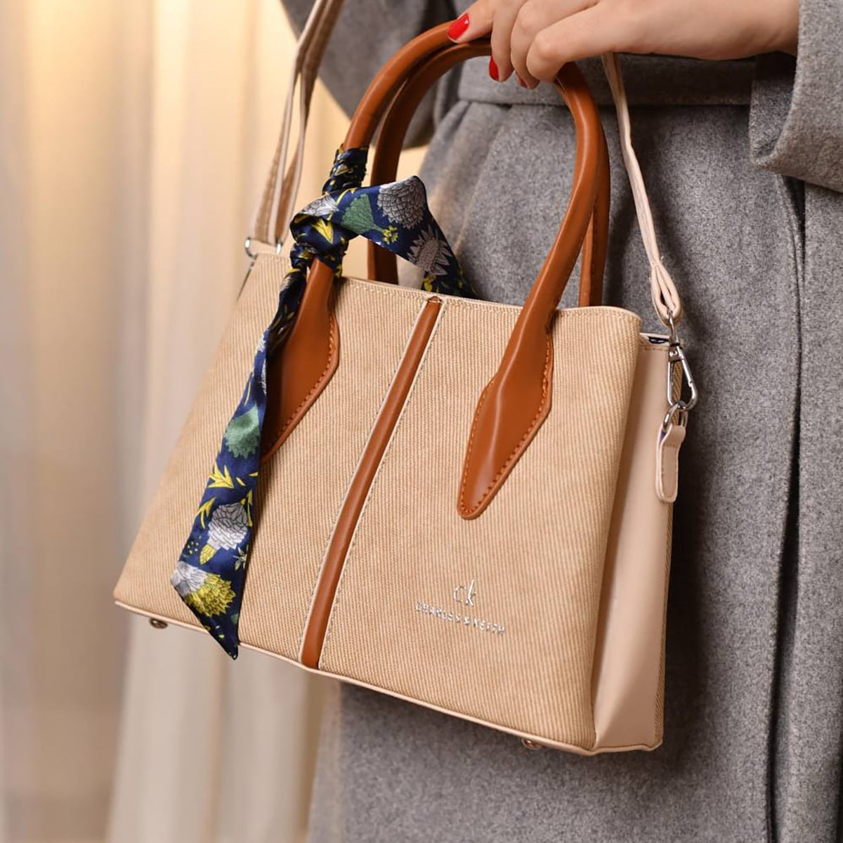 Booria - Women Hand Bag with Cross Hand