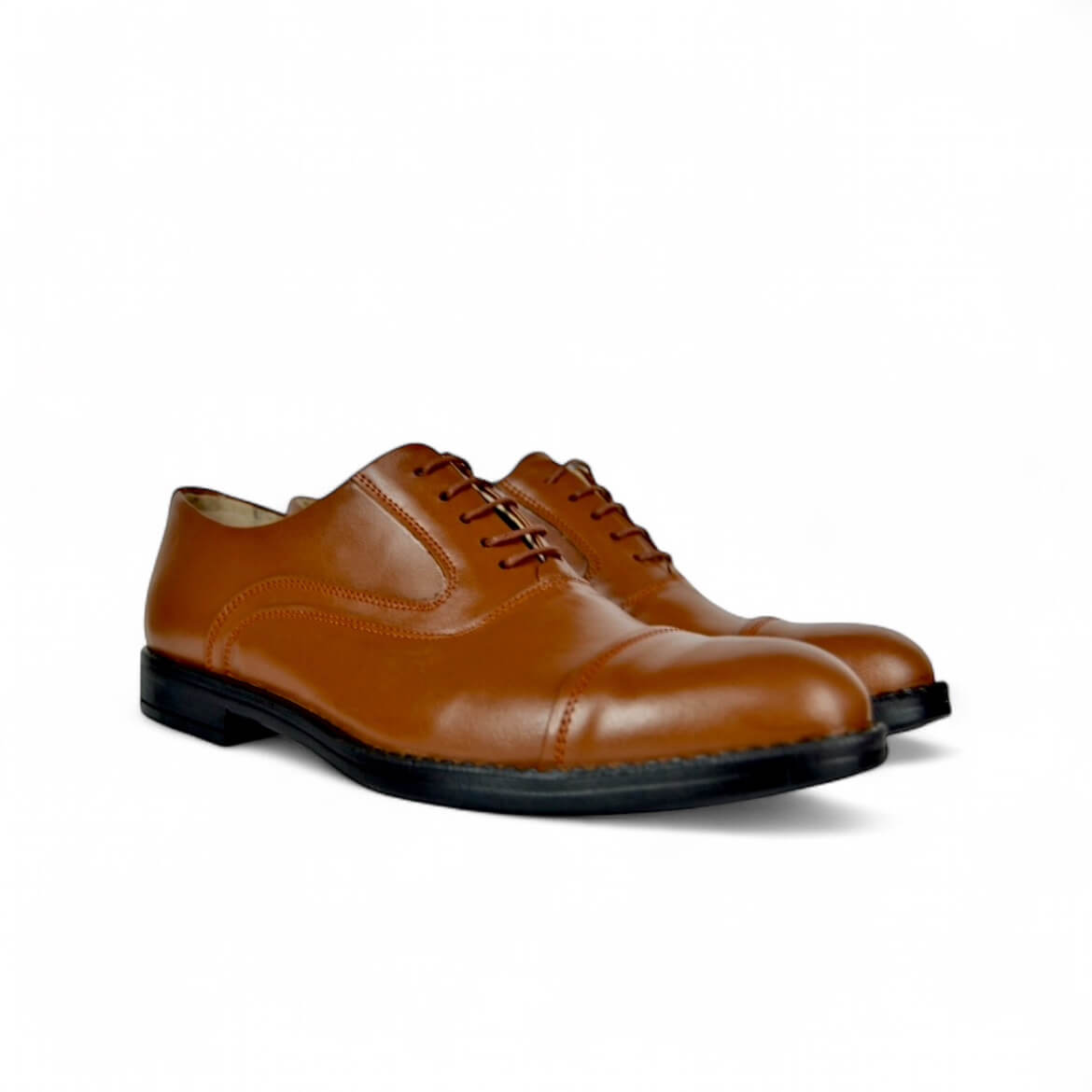 Leazus - Cap-Toe Derby - Havana
