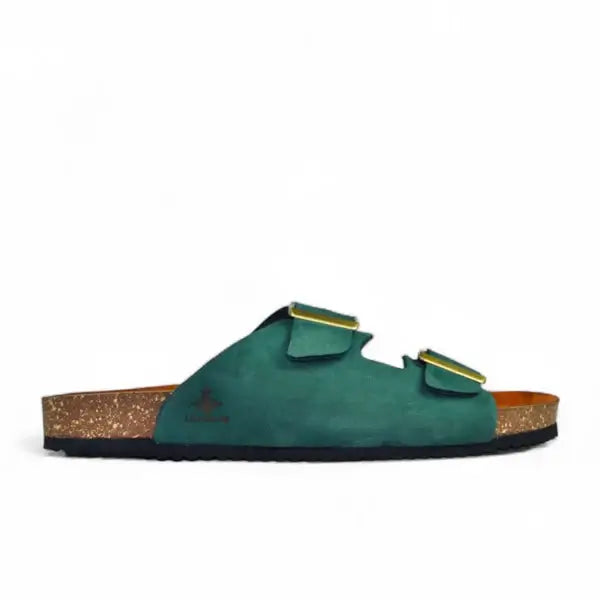 Leazus - Leather SnapDue Sandal - Green