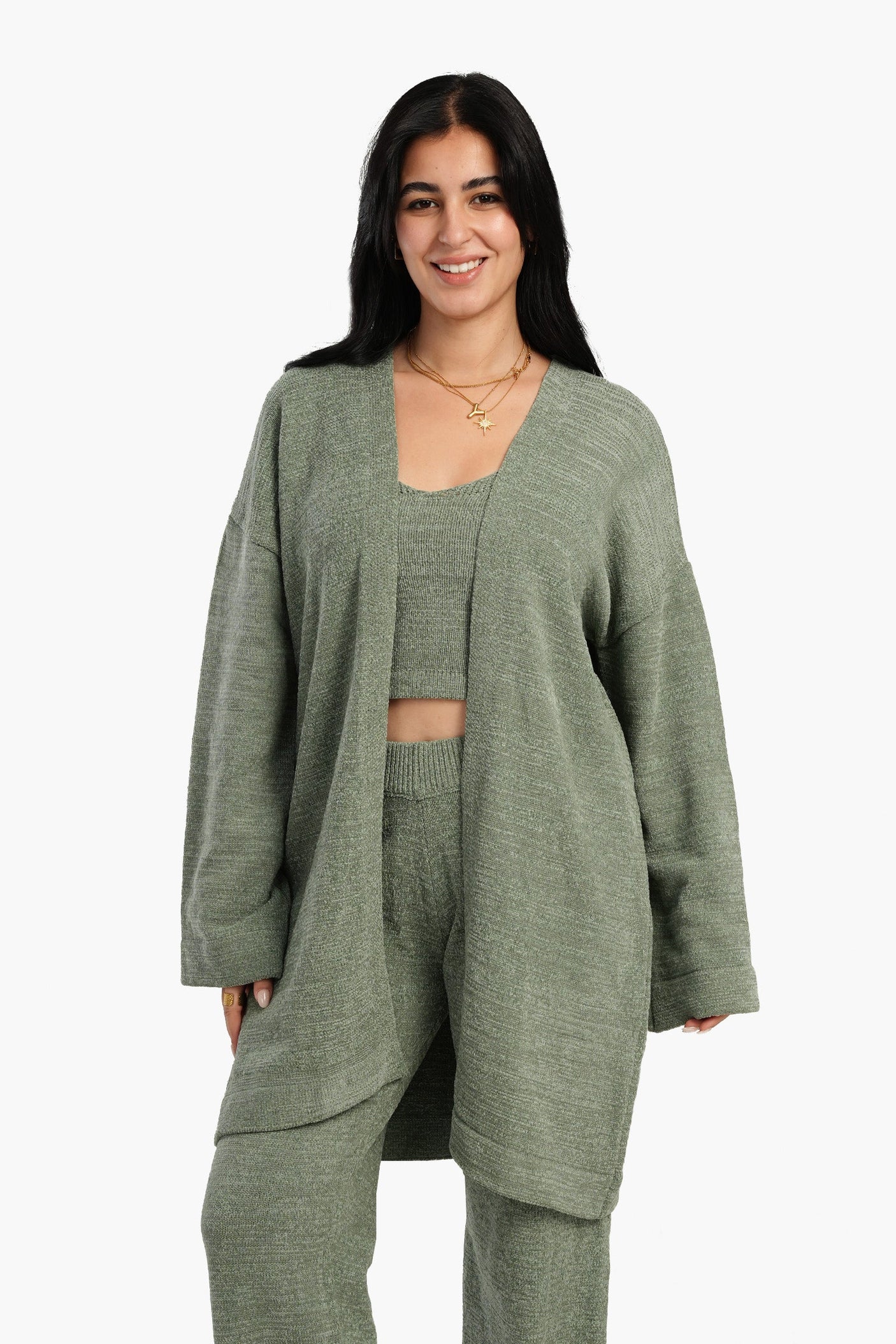 Carina - Trico Dropped Shoulder Robe