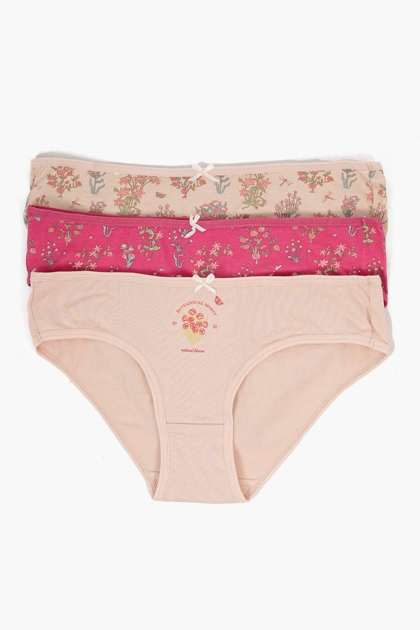 كارينا - مجموعة من 3 بانتي بيكيني ملون