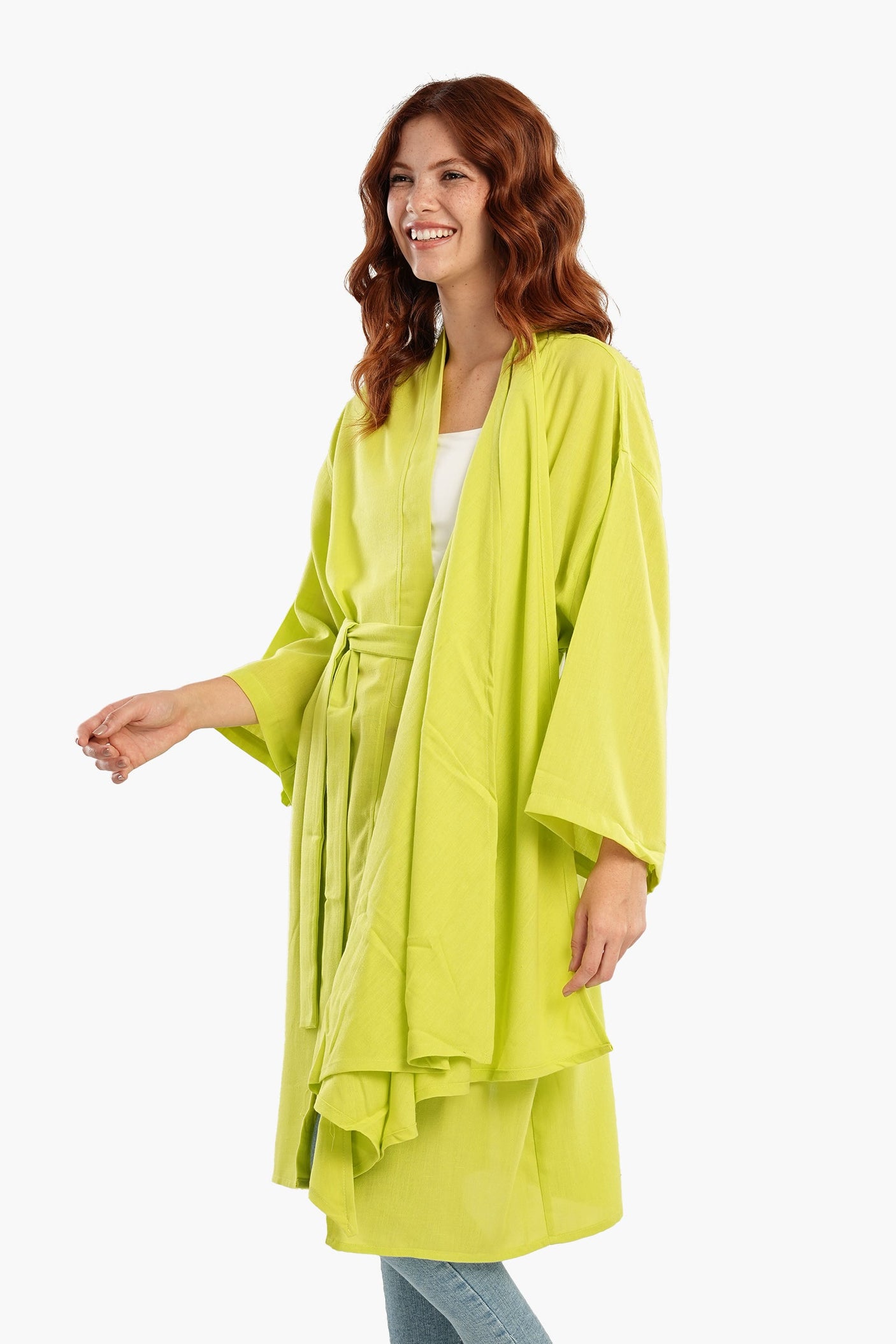 كارينا - كيمونو مع ربطة جانبية