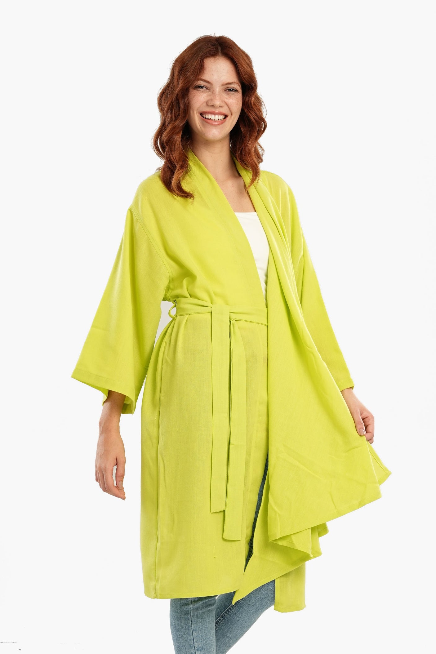 كارينا - كيمونو مع ربطة جانبية