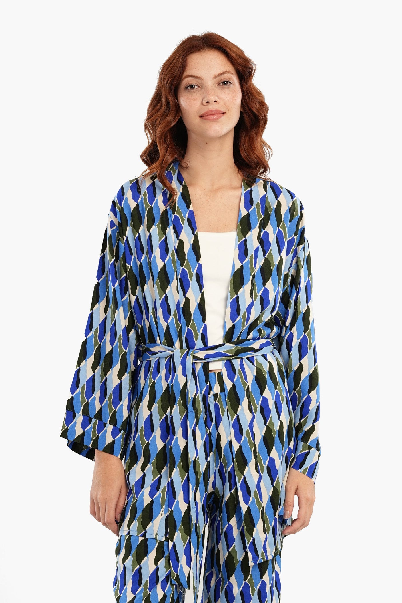 كارينا - كيمونو ملون مريح