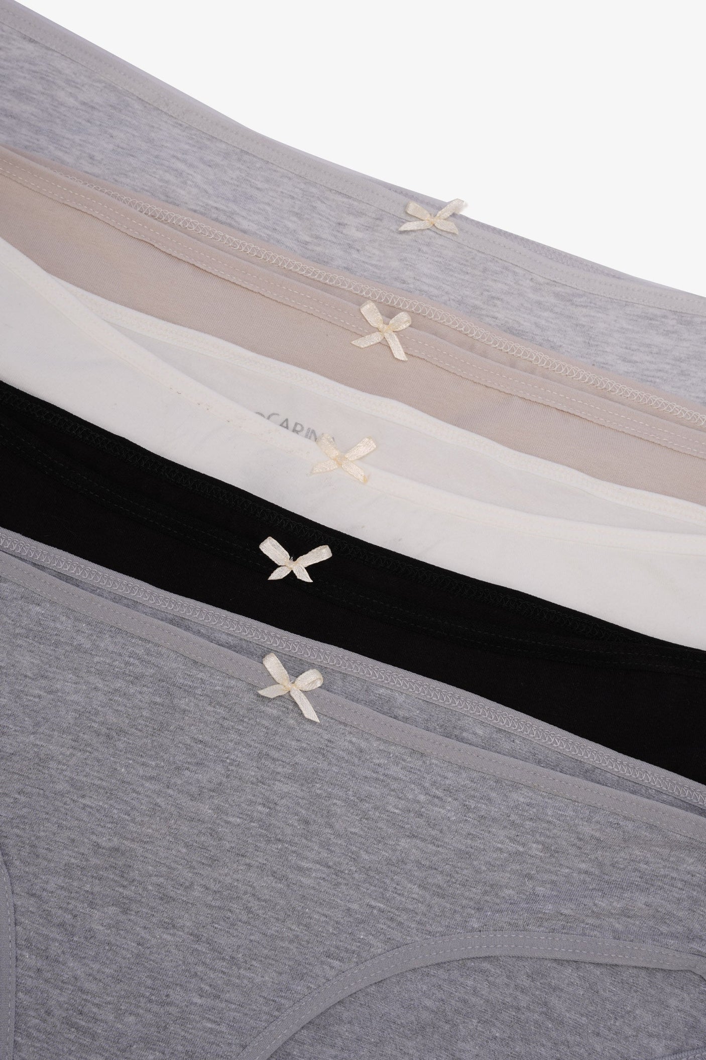 كارينا - مجموعة من 5 سراويل بيكيني ملونة للنساء