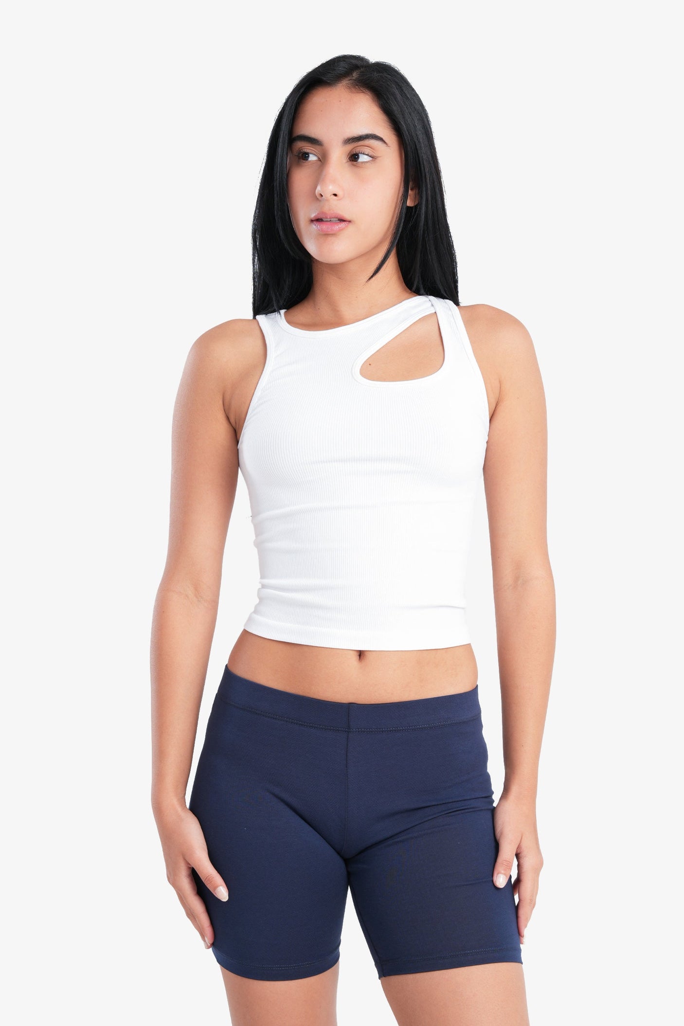 كارينا - شورت ليجن ضيق قطن