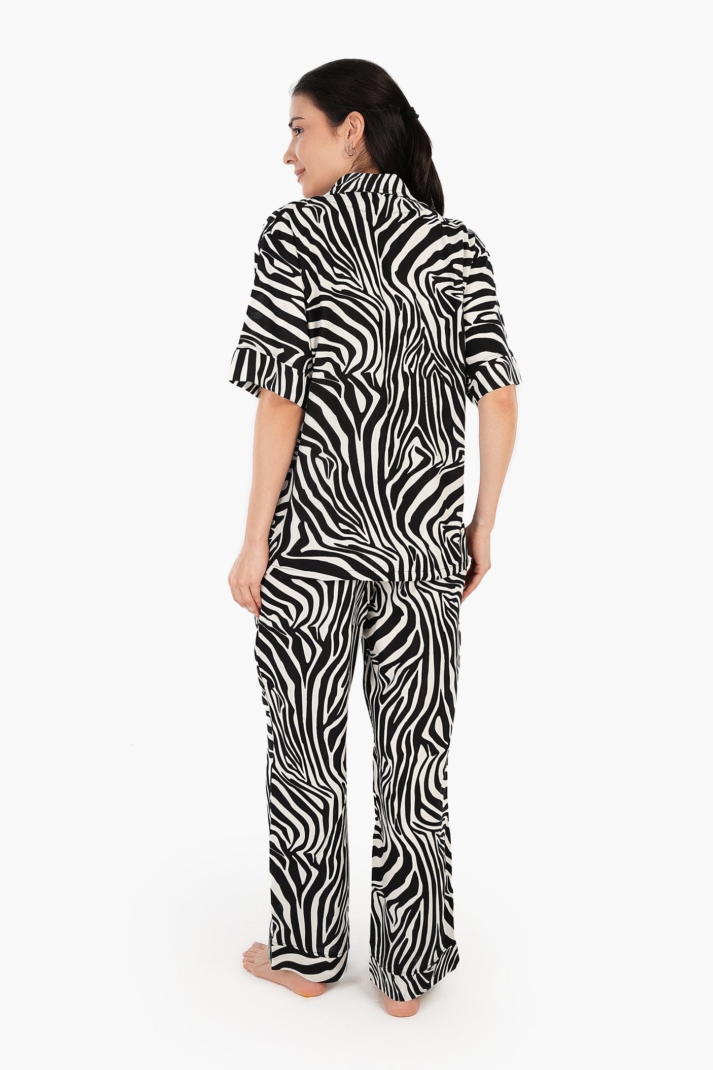 Carina - Zebra Print Pyjama Set