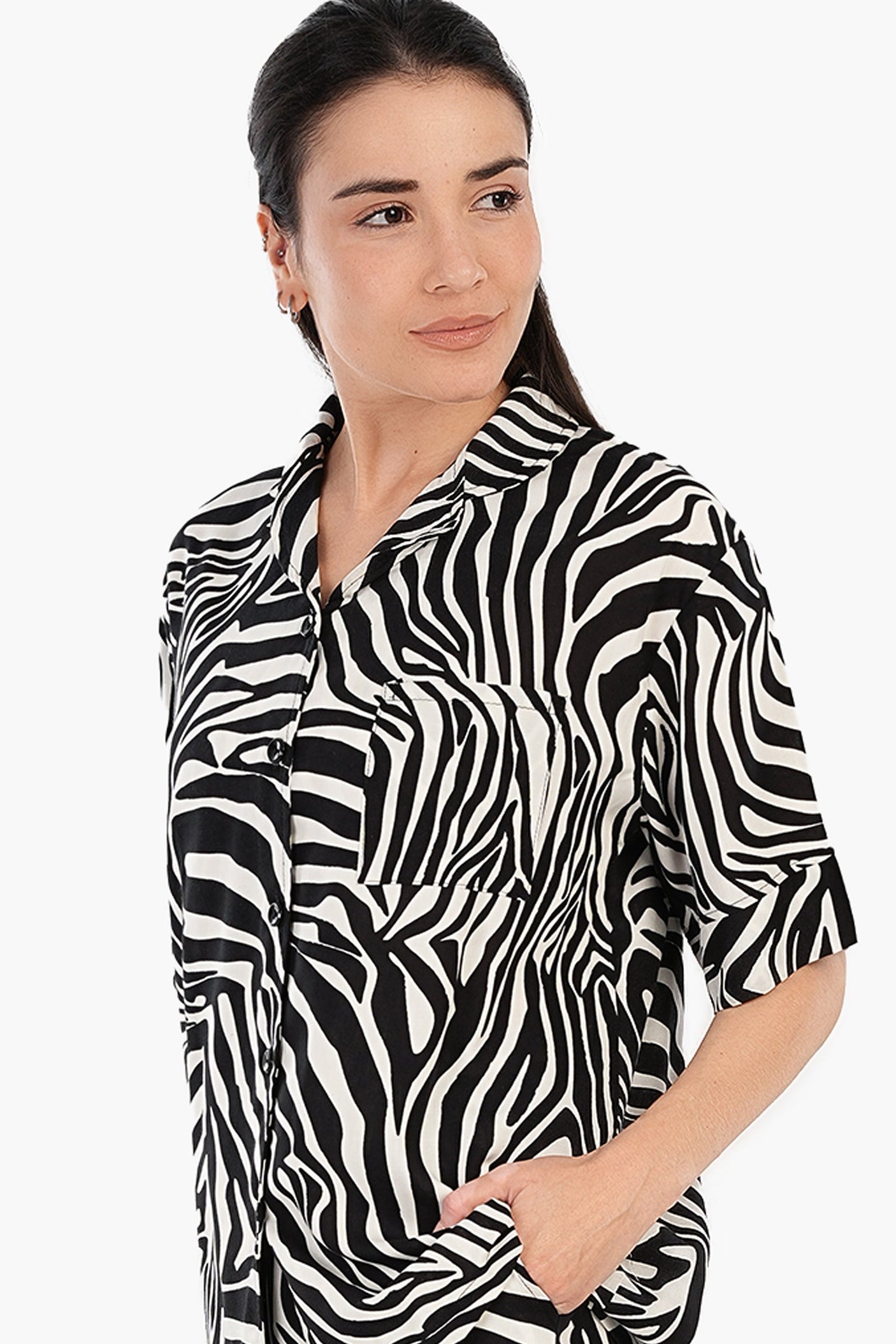Carina - Zebra Print Pyjama Set