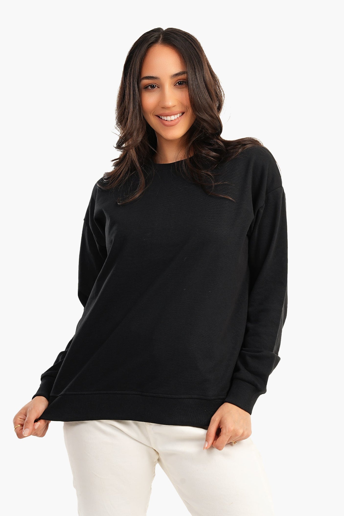 Carina -Off Shoulder Lounge Sweatshirt