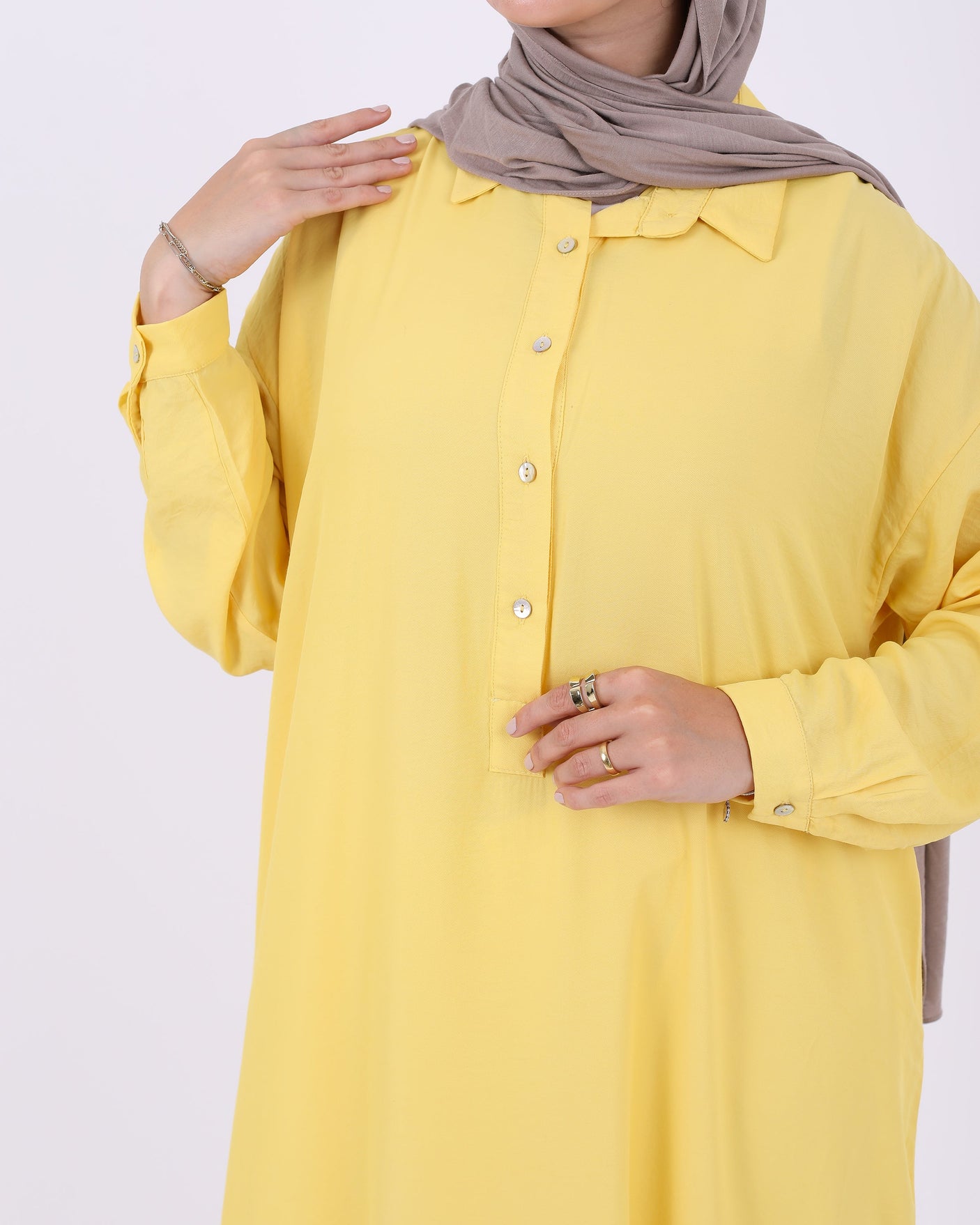 Just for Women - Half Buttons Dress