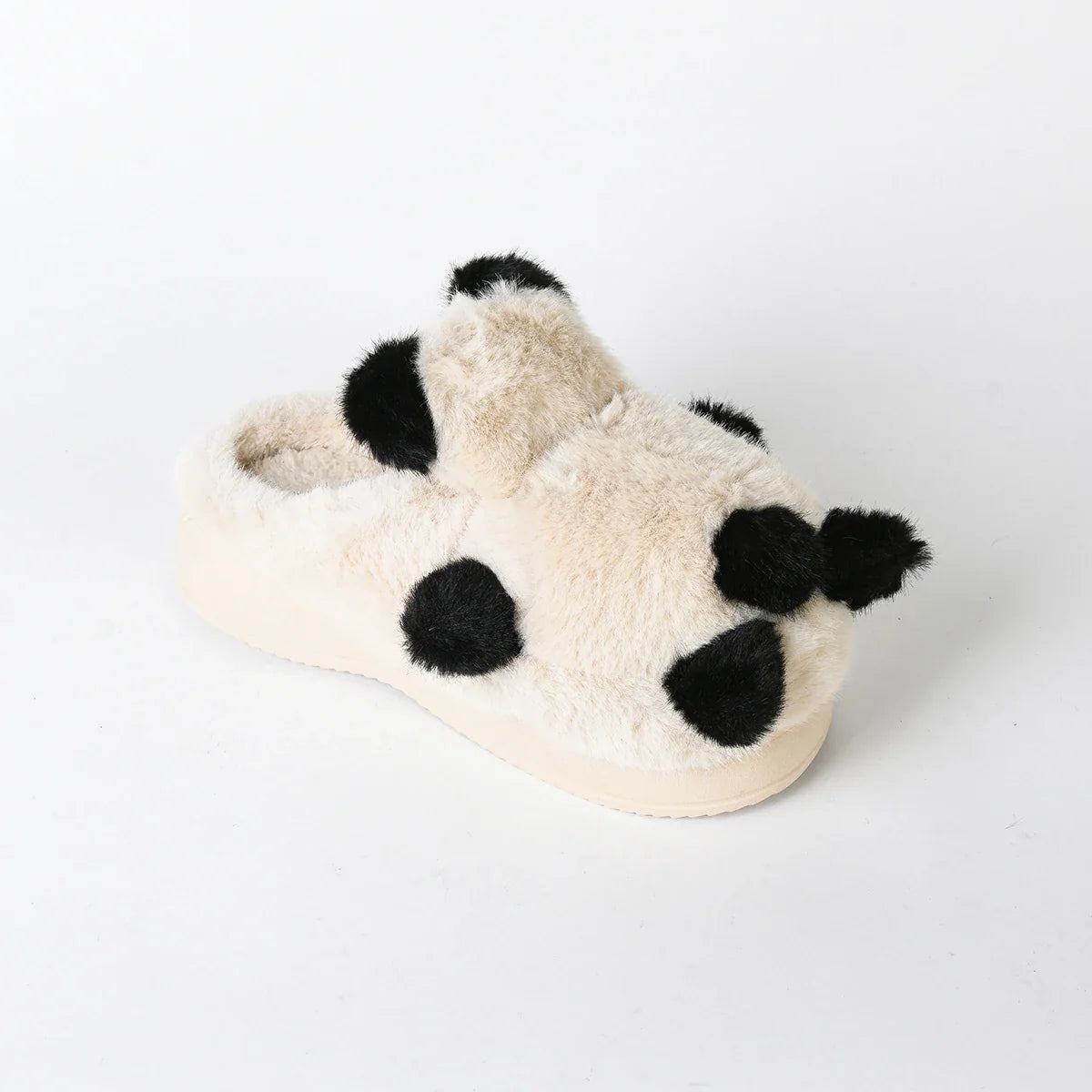 أتمني - شبشب لكلوك شتوي فرو للبيت للنساء