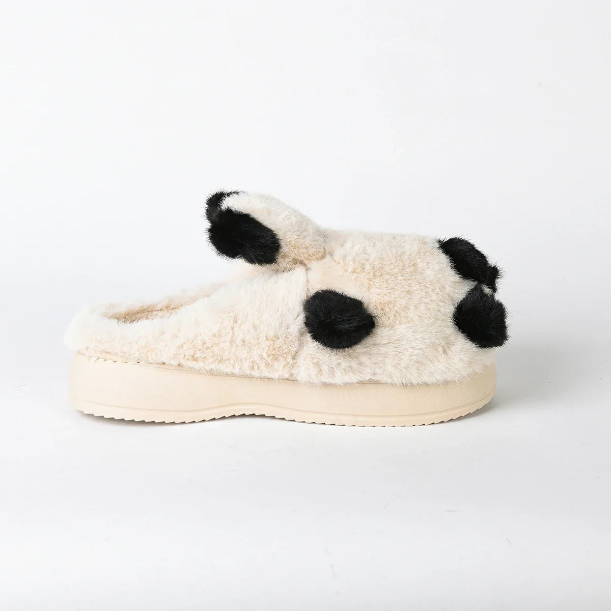 أتمني - شبشب لكلوك شتوي فرو للبيت للنساء