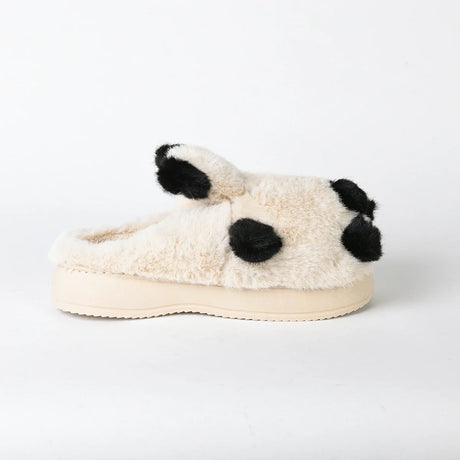 أتمني - شبشب لكلوك شتوي فرو للبيت للنساء