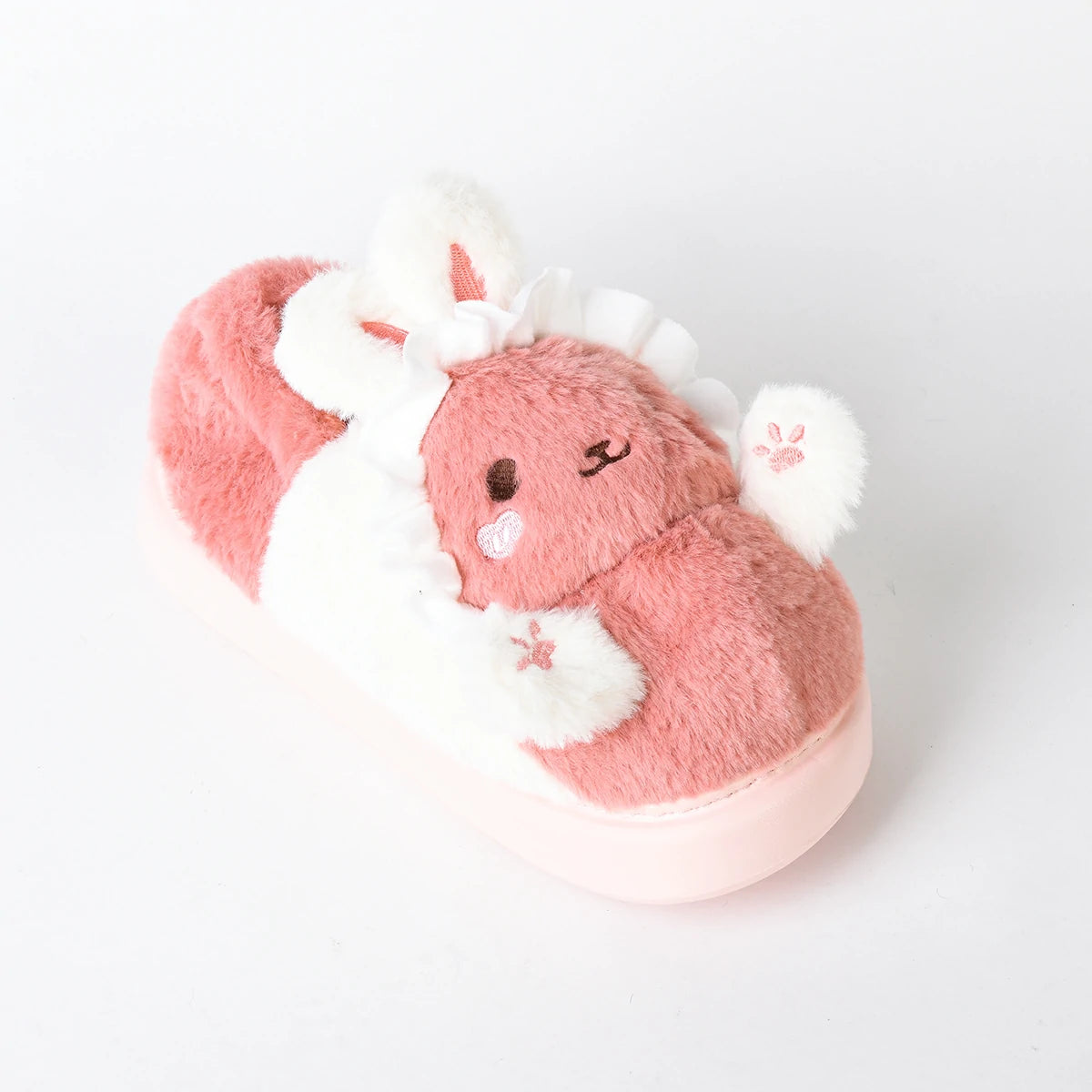 Etmana - Home Fur Warm Foot Flip Flop Slipper For Women