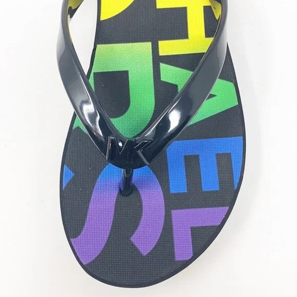 مايكل كورس - شبشب سهل الأرتداء مطبوع بشعار الماركة للنساء