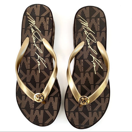 مايكل كورس - شبشب سهل الأرتداء مطبوع بشعار الماركة للنساء