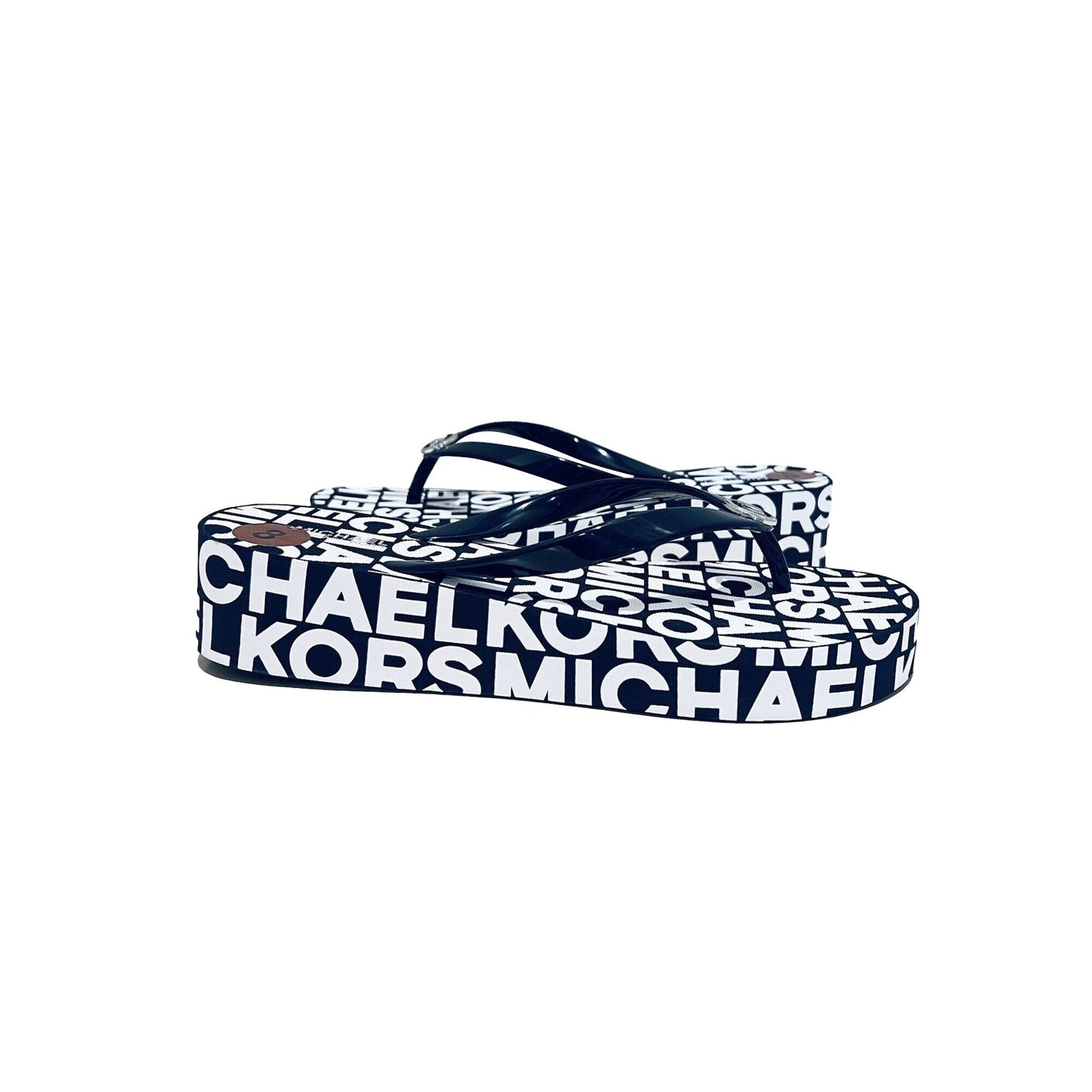 مايكل كورس - شبشب سهل الأرتداء مطبوع بشعار الماركة للنساء