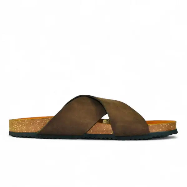 Leazus - Leather SnapX Sandal - Brown