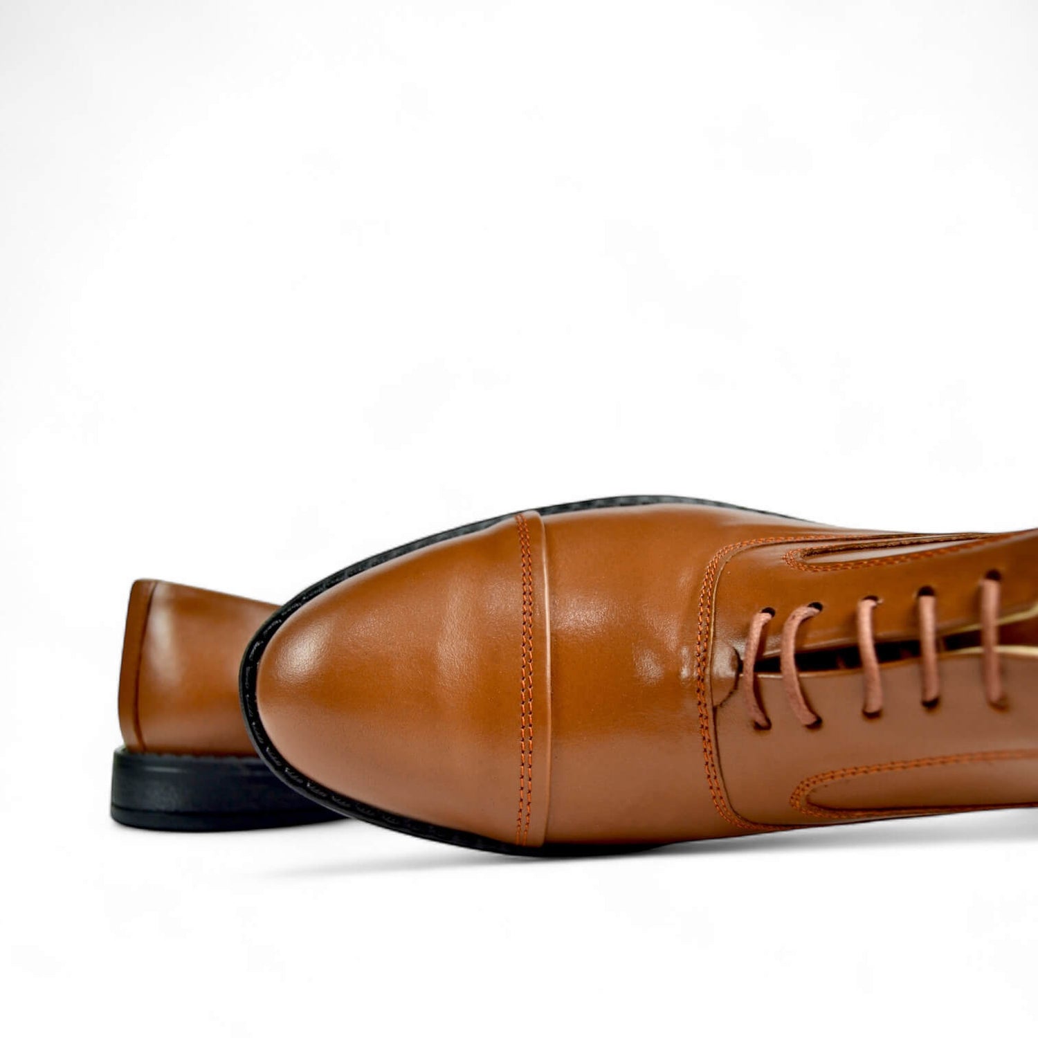 Leazus - Cap-Toe Derby - Havana