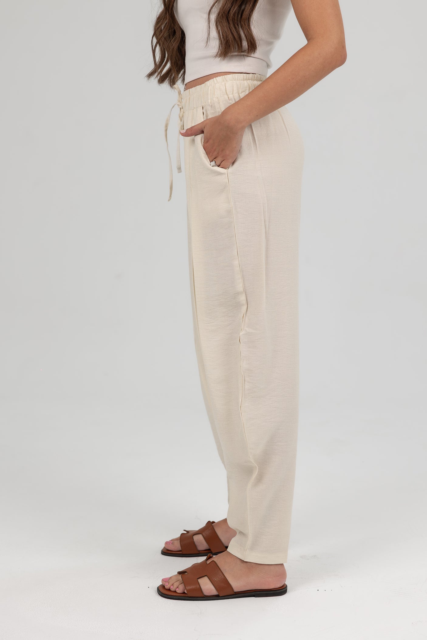 فريسكو - بنطلون نسائي كتان