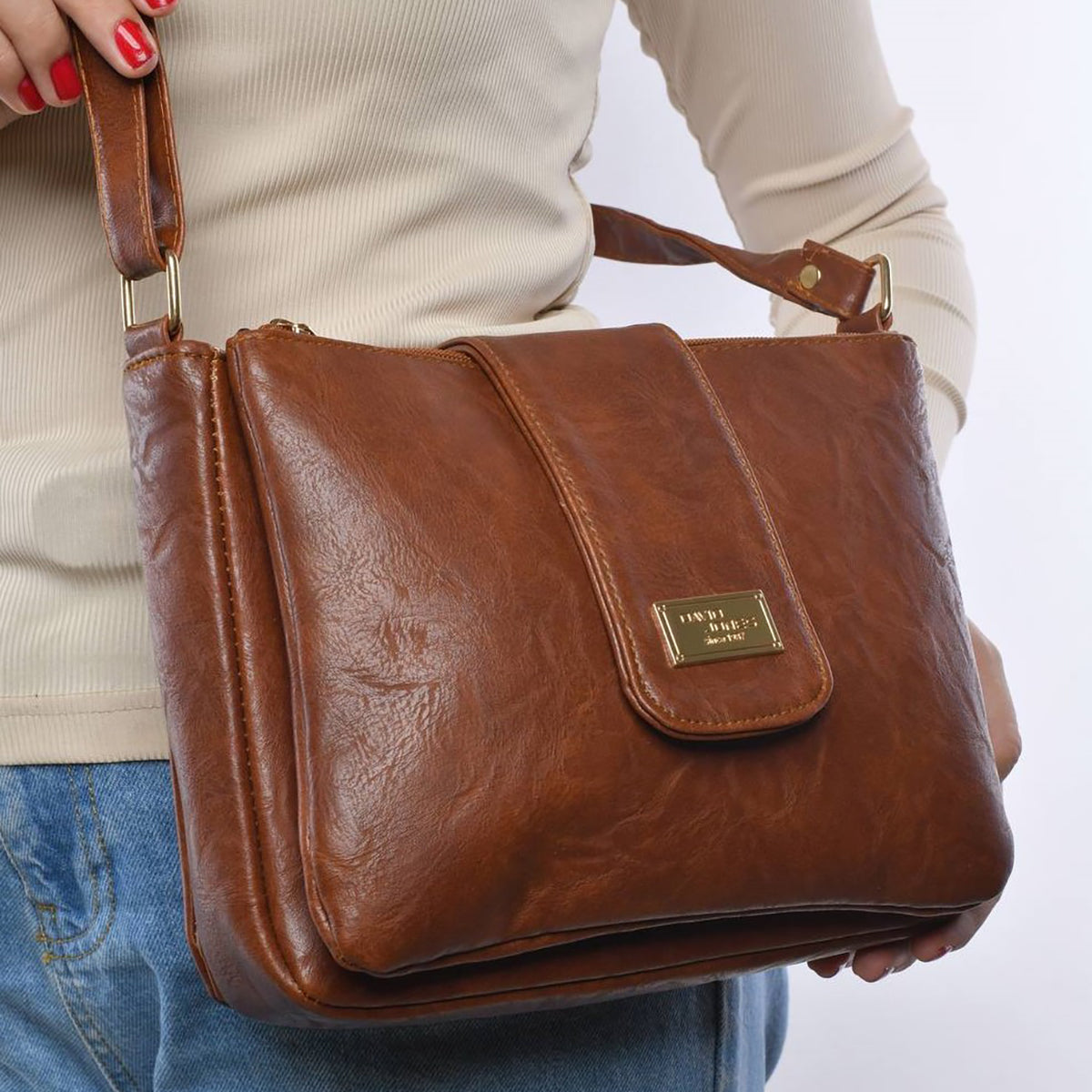 Booria - Women Hand Bag with Cross Hand