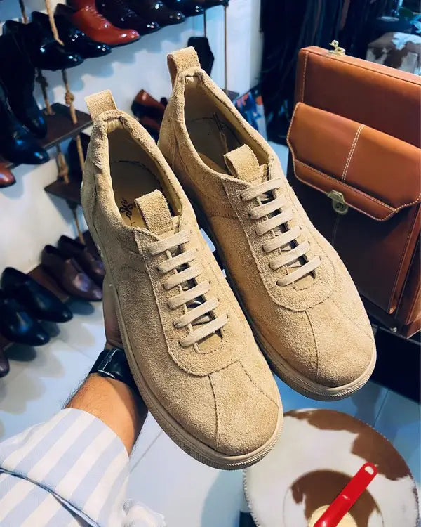 Leazus - New Balance Flat Sneaker - S-7001 BEIGE