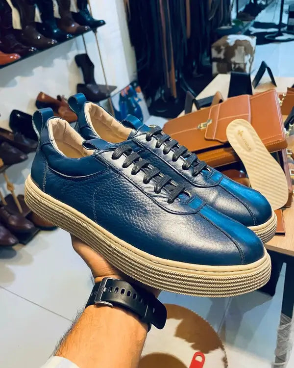 Leazus - New Balance Flat Sneaker - 7001 BLUE