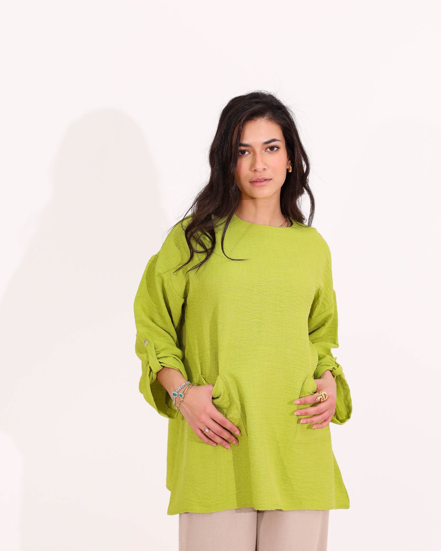 Just for Women - Satin shirt