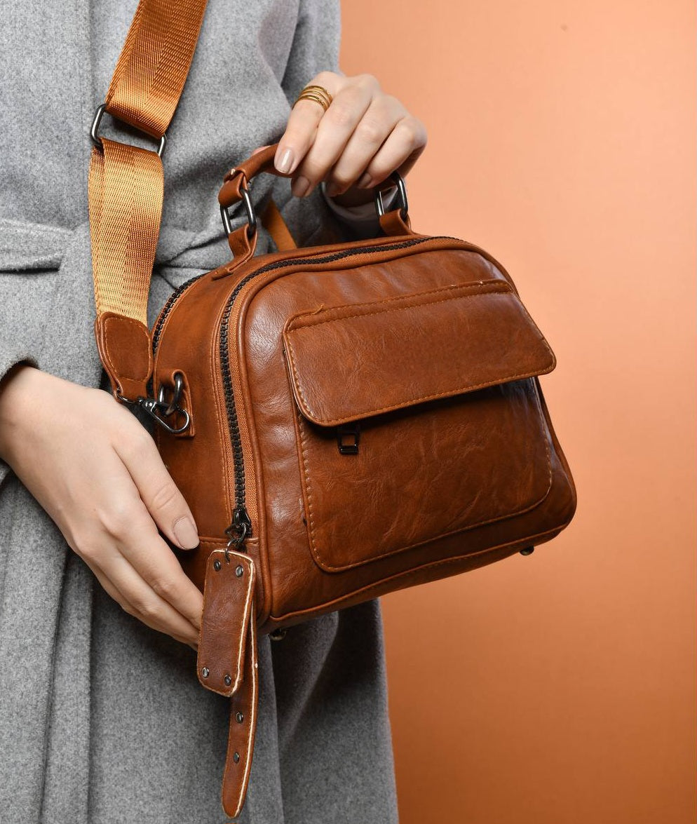 Booria - Handbag with a cross handle for women