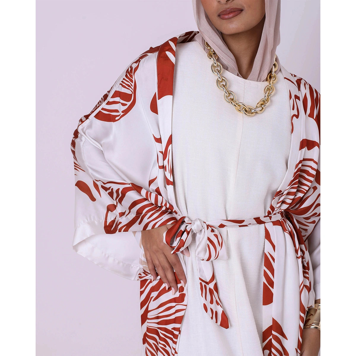 Just For Woomen - Printed Kimono