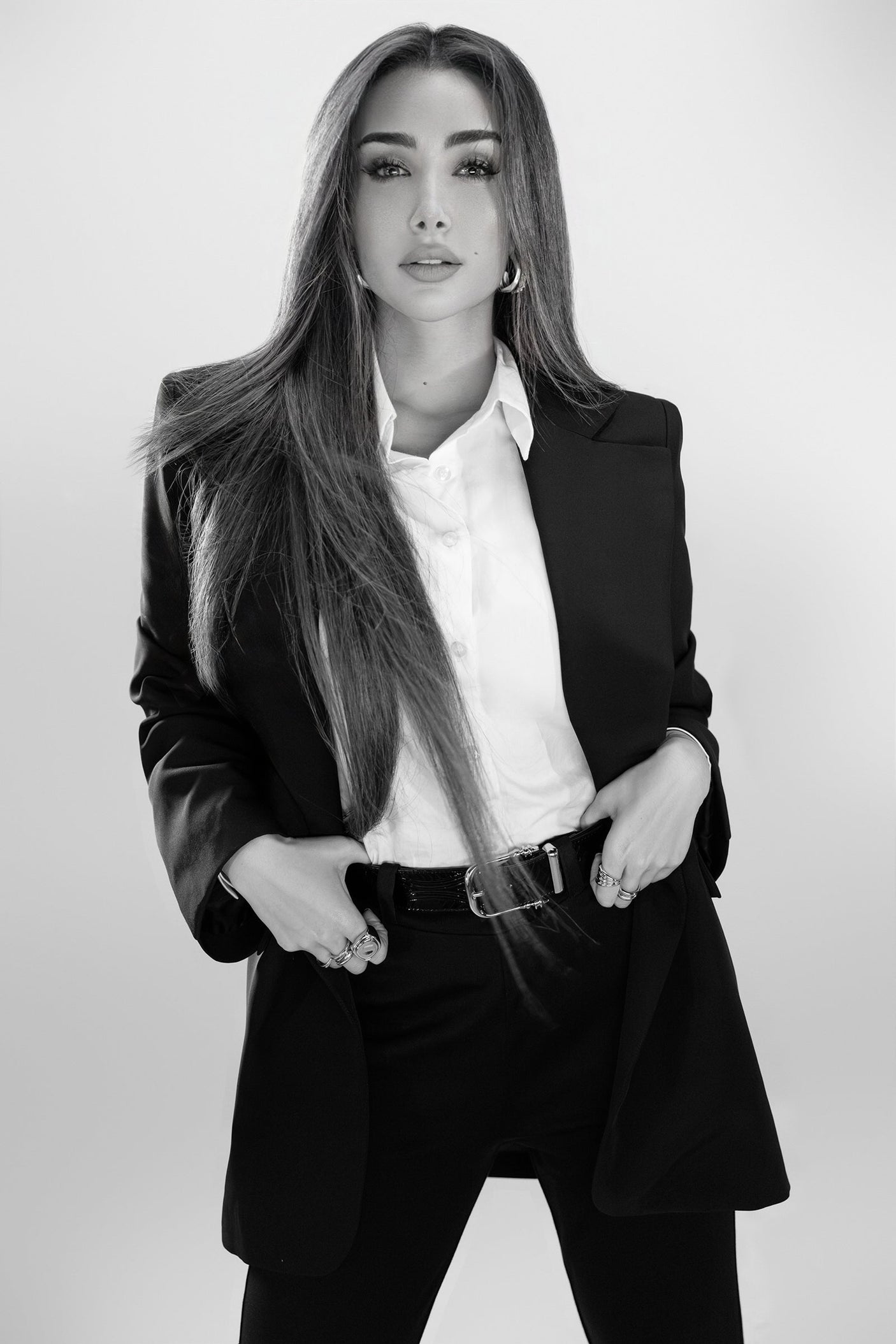 Carina - Straight Cut Solid Pants