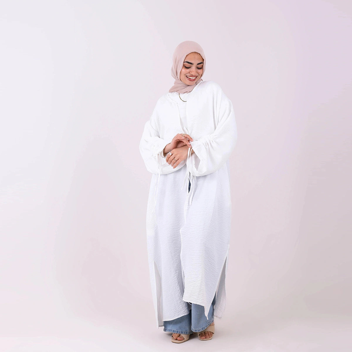 Just For Woomen - Dress Shirt with Bow Tie