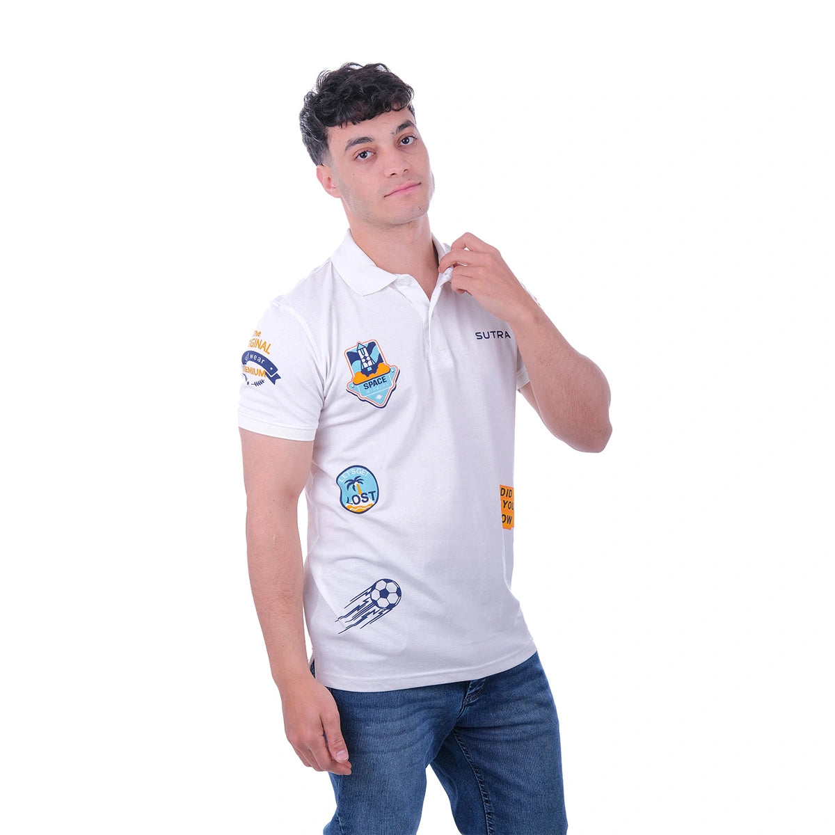 Sutra - Slim Fit Polo PR_Space