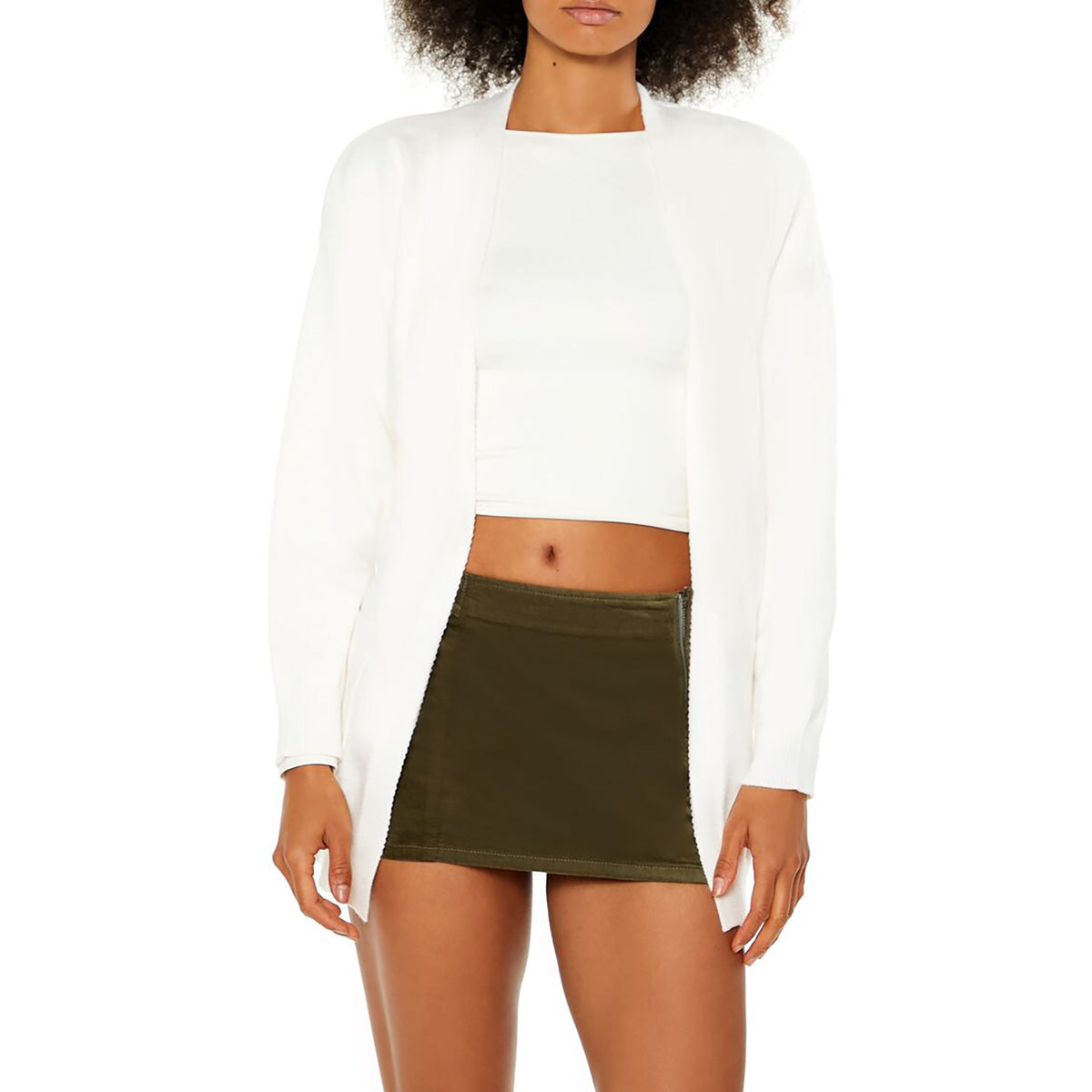 فوريفر 21 - كارديجان بجيوب للنساء - يباع بواسطة اف اى جى