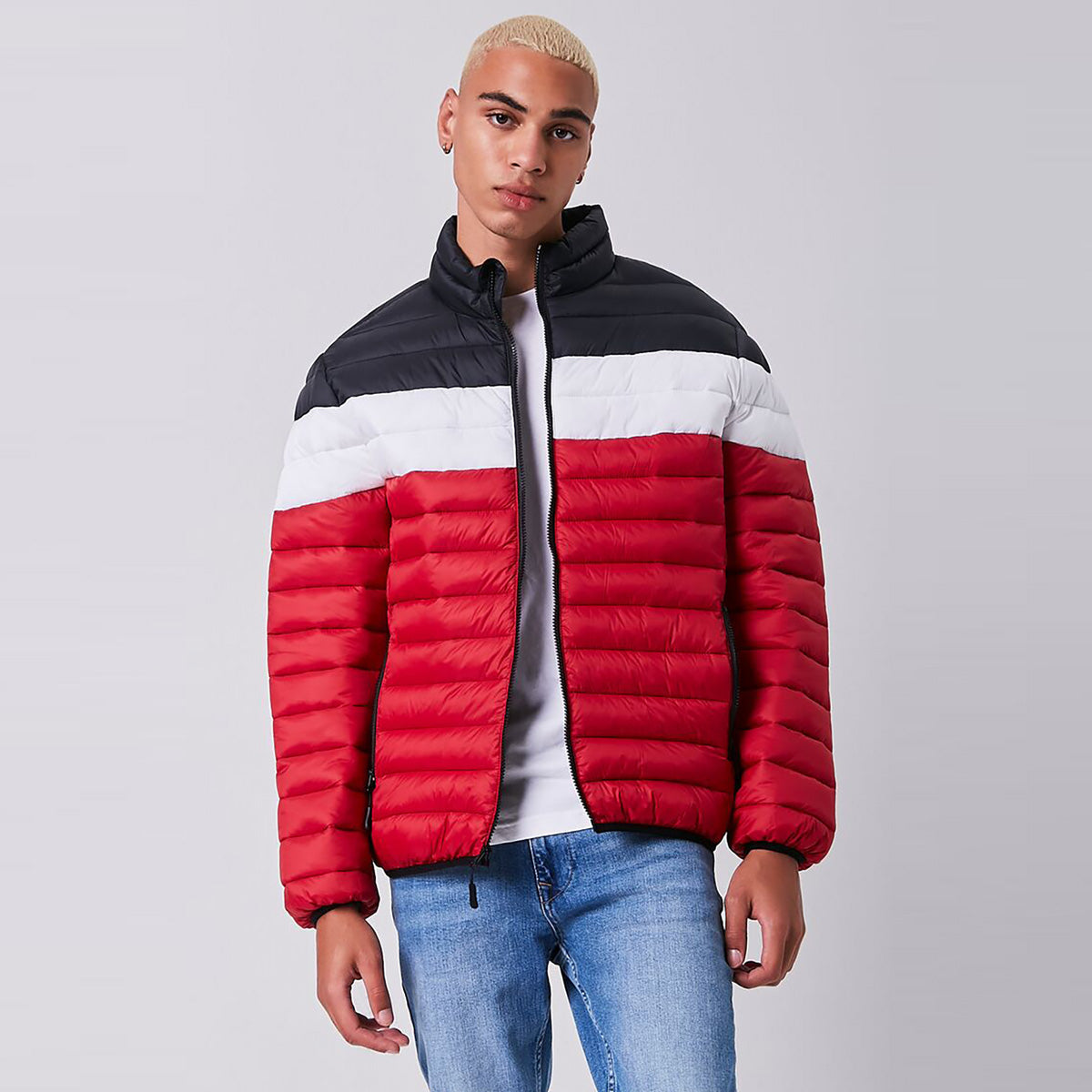 فوريفر 21 - سترة منفوخة للرجال - يباع بواسطة اف اى جى