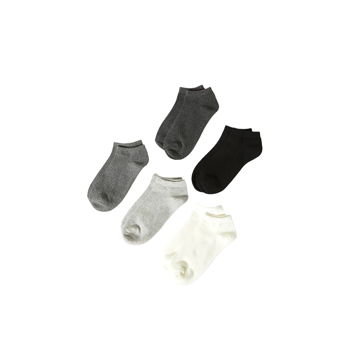 فوريفر 21 - مجموعة جوارب الكاحل - 5 قطع - تباع بواسطة اف اي جي